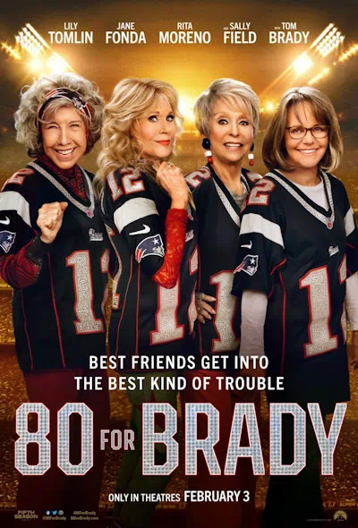 Legendas para o filme 80 for Brady: Quatro Amigas e uma Paixão