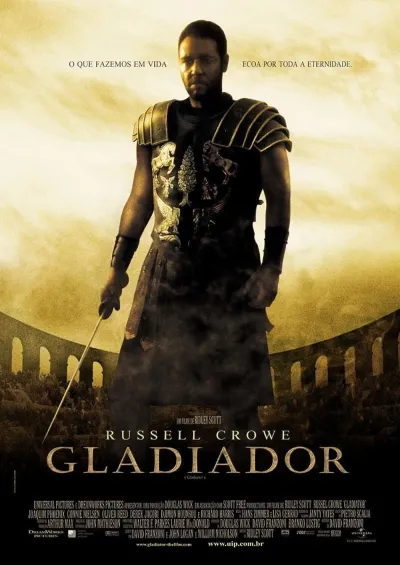 Legendas para o filme Gladiador