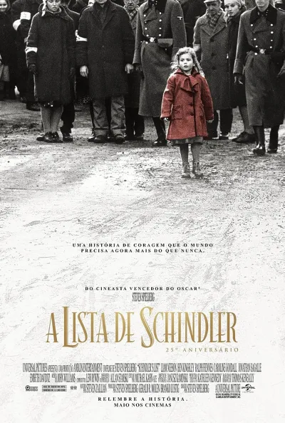 Legendas para o filme A Lista de Schindler