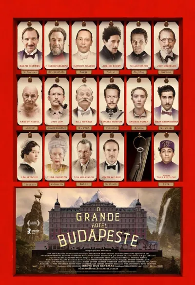 Legendas para o filme O Grande Hotel Budapeste