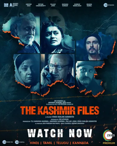 Legendas para o filme The Kashmir Files