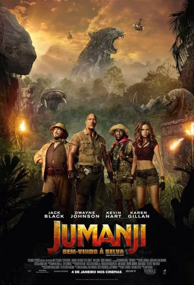 Legendas para o filme Jumanji: Bem-Vindo à Selva