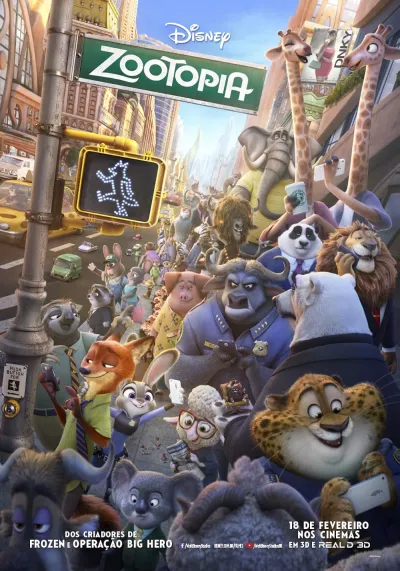 Legendas para o filme Zootopia