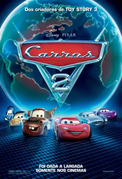 Legendas para o filme Carros 2