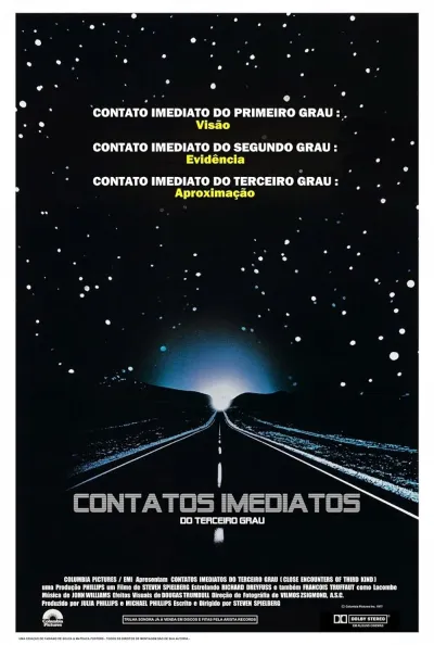 Legendas para o filme Contatos Imediatos do Terceiro Grau