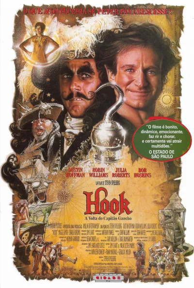 Legendas para o filme Hook, a Volta do Capitão Gancho