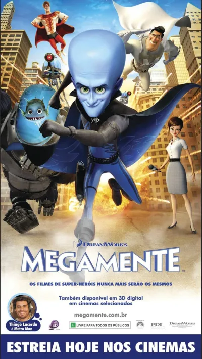 Legendas para o filme Megamente