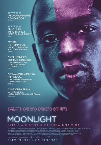 Legendas para o filme Moonlight: Sob a Luz do Luar