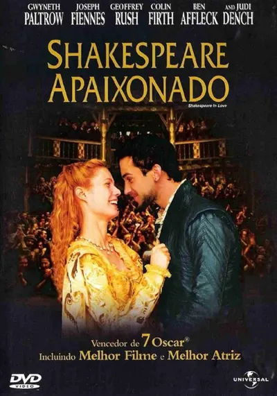 Legendas para o filme Shakespeare Apaixonado