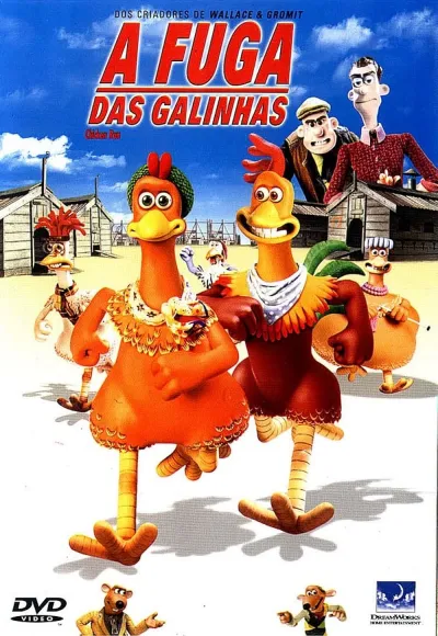 Legendas para o filme A Fuga das Galinhas