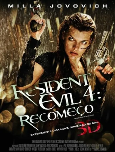 Legendas para o filme Resident Evil 4: Recomeço