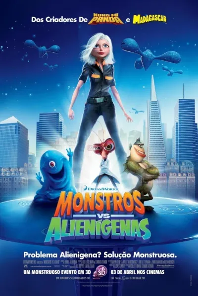 Legendas para o filme Monstros vs. Alienígenas