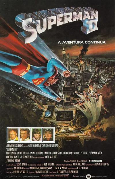 Legendas para o filme Superman II: A Aventura Continua