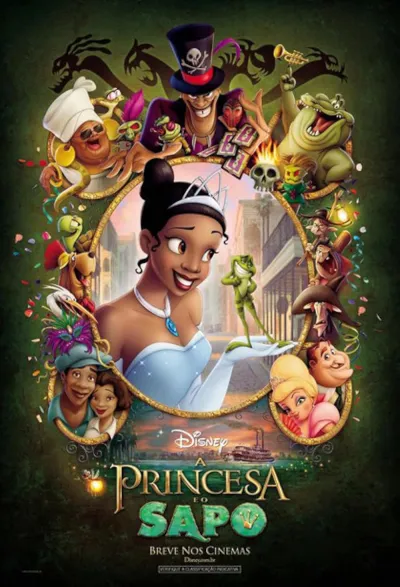 Legendas para o filme A Princesa e o Sapo