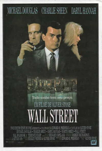 Legendas para o filme Wall Street: Poder e Cobiça