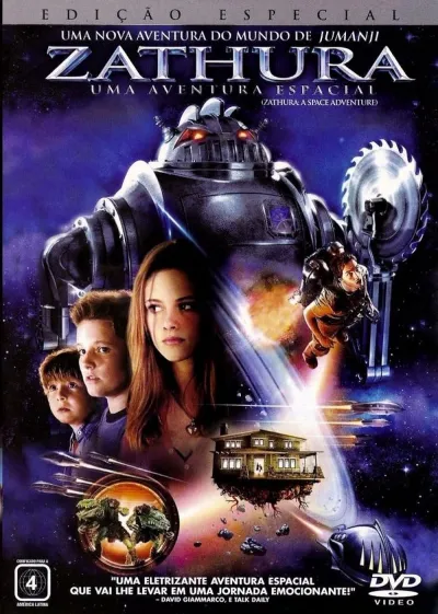 Legendas para o filme Zathura: Uma Aventura Espacial