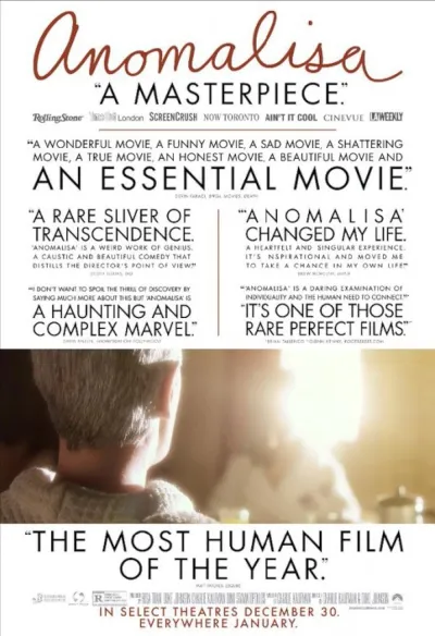 Legendas para o filme Anomalisa