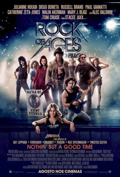 Legendas para o filme Rock of Ages: O Filme